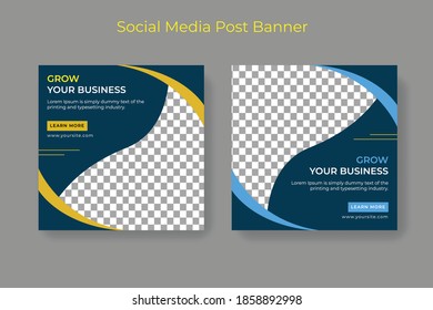 
Unique Modern Editable Social Media banner template. Anyone can use this Easy Design Promotion web banner for social media. Modern elegant sales and discount promotions