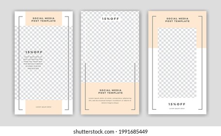 Unique Modern Editable Social Media banner template. Anyone can use this Easy Design Promotion web banner for social media. Modern elegant sales and discount promotions - Vector.