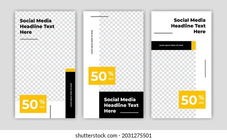 Unique Modern Editable Social Media banner template. Anyone can use this Easy Design Promotion web banner for social media. Modern elegant sales and discount promotions - Vector.