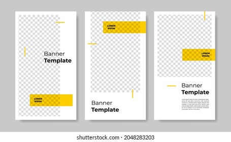 Plantilla de banner de medios sociales editable en estilo moderno. Cualquiera puede usar este banner web de Promoción de diseño fácil para los medios sociales. Modernas y elegantes promociones de ventas y descuentos - Vector.
