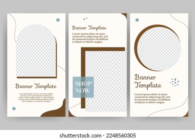 Unique Modern Editable Social Media banner template. Anyone can use this easy design promotion for social media. Modern elegant sales, discount promotions, Introducing new products, New Look - Vector