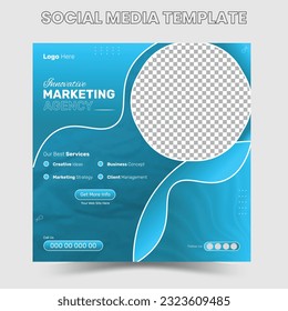 Unique Modern Editable Social Media banner template. Anyone can use this Easy Design for Promotion Business . Modern elegant social media  template design 