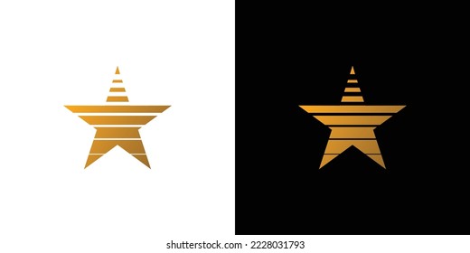 Unique and modern fast star logo design