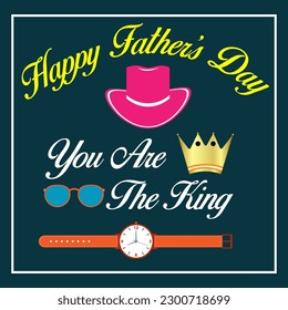 Unique And Modern Father's Day Design Banner Template