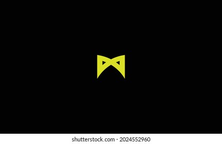 Unique modern geometric creative elegant letter M OR MM logo template. Vector icon.
