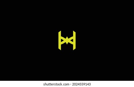 Plantilla única de logotipo de letra H, creativa, geométrica y creativa. Icono del vector.
