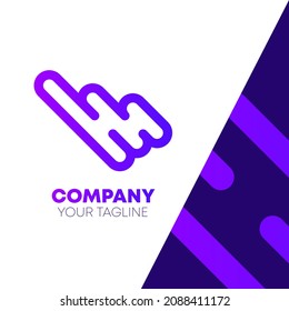 Plantilla de logotipo exclusivo de degradado moderno Diseño Icono de marca de registro