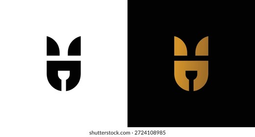 Einzigartiges und modernes H Logo Design
