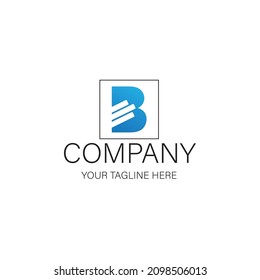 Unique and modern LETTER B prespective logo design with the clever concept and negative space.
