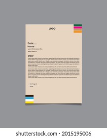 Unique and Modern Letterhead Design Template