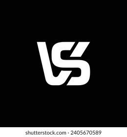 Unique modern letters monogram vector illustration template simple logo icon