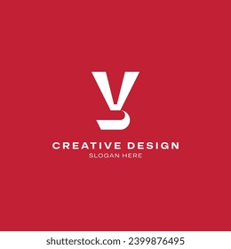 Unique Modern Line Y Logo Design