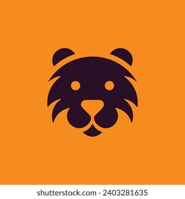 Unique and Modern Lion Head Icon Vector Illustration Logo Template
