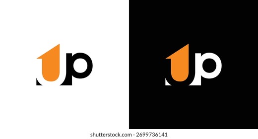 Einzigartiges und modernes Up Logo Design