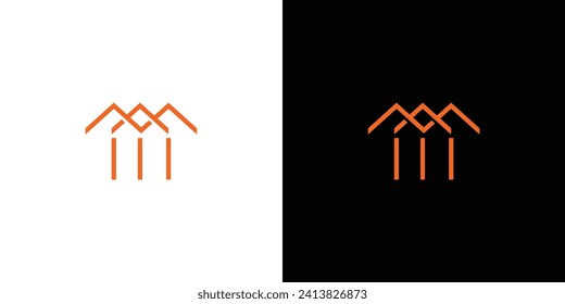 Diseño del logotipo de Up 3 único y moderno