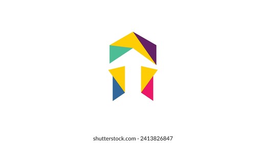Unique and modern Up logo design 6