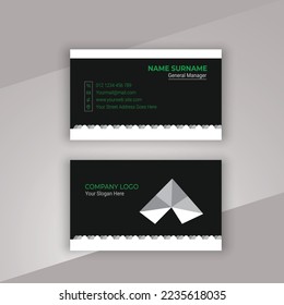 unique modern luxury custom business cards or visiting card design