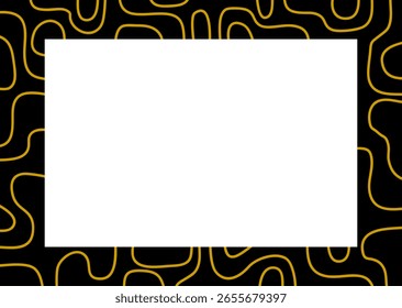 Unique modern luxury frame for decoration and banner