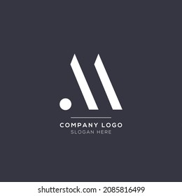 Unique modern M Letter Business Logo Design Alphabet Icon Vector Symbol. Creative elegant letter M logo template.