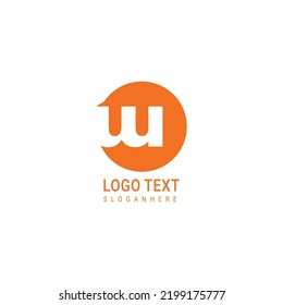 Unique modern minimal initial based letter logo design