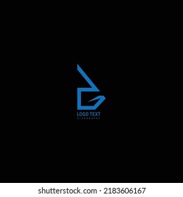 Unique modern minimal letter logo design