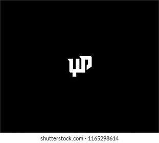 Unique Modern Minimalism Monogram Letter W Logo