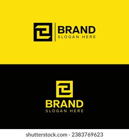 Unique, Modern, Minimalist, Elegant, Initial Letters Logo Design.