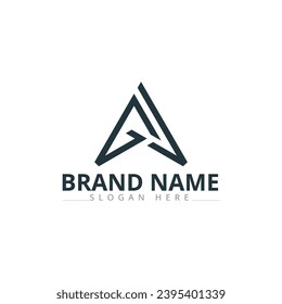 Unique, Modern, Minimalist and Elegant Letter mark Logo Design Template