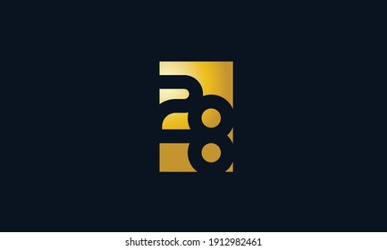 Unique Modern Number 28 Logo