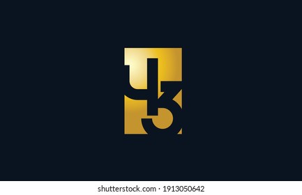 Unique Modern Number 43 Logo