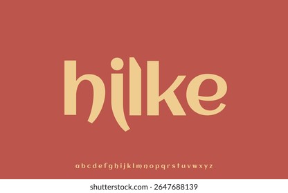 Unique Modern Organic Lowercase Font for Creative and Playful Designs
