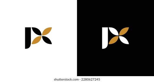 Einzigartiges und modernes PX-Logo-Design