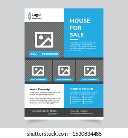 Unique And Modern Real Estate Flyer Design Template For Commercial Company 