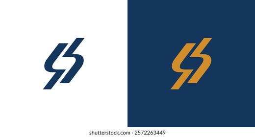 Unique and modern S logo design