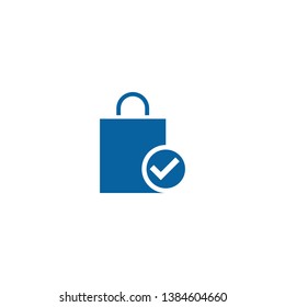 Unique Modern Shopping bag Icon Logo Design Template electronic commerce store shopping business internet company with high end look