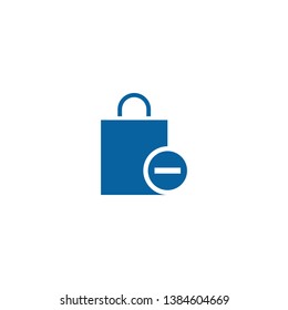 Unique Modern Shopping bag Icon Logo Design Template electronic commerce store shopping business internet company with high end look
