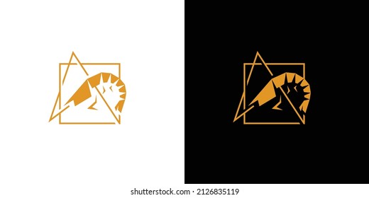 Unique and modern shrimp logo design 2