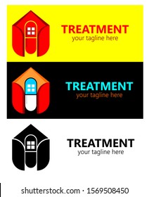an unique modern and simple real estate logos