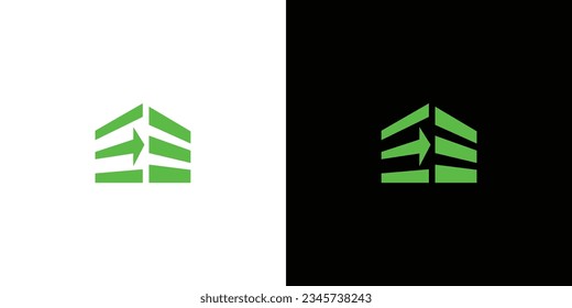 Diseño exclusivo y moderno de logotipo de clic de almacenamiento 2
