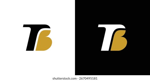 Einzigartiges und modernes TB Logo Design
