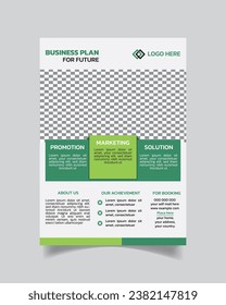Plantilla de diseño de folleto empresarial de calidad moderna y exclusiva