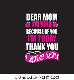 Unique mother's day t-shirt design
