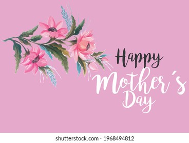 An unique mothers day vector for use.