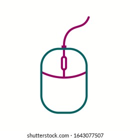 Unique Mouse Line Vector Icon