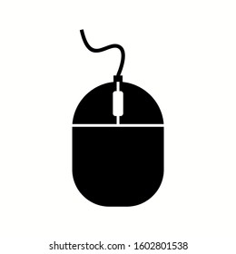 Unique Mouse Vector Glyph Icon