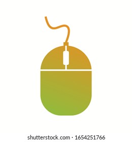 Unique Mouse Vector Glyph Icon