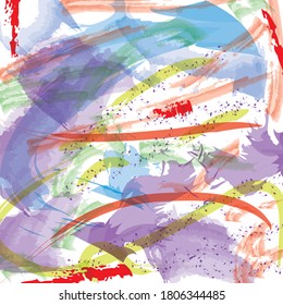 Unique Multi Water Color Background Design