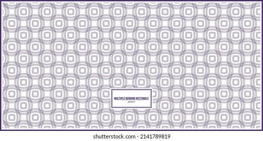 unique of multiple bending rectangle pattern