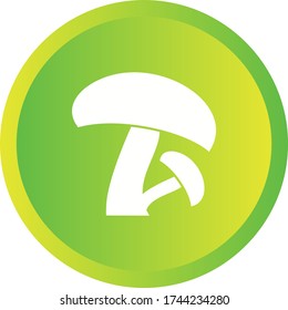 Unique Mushroom Vector Glyph Icon