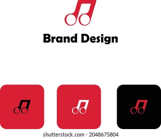 unique Music logo design template.